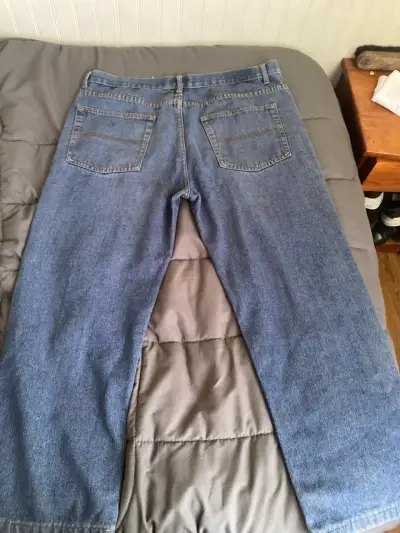 Jeans azul mezclilla talle grande - miniatura 3