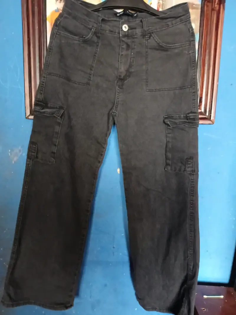 Pantalones rojos de denim - 2