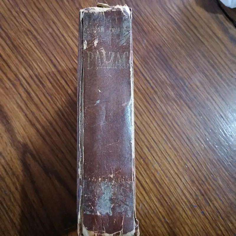 Libro antiguo con tapa de cuero - 3