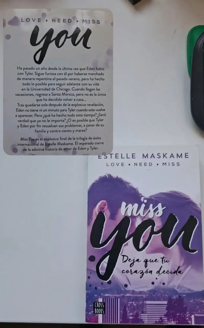 Libro 'Miss You'
