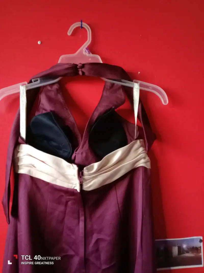 Vestido de fiesta morado elegante - 2