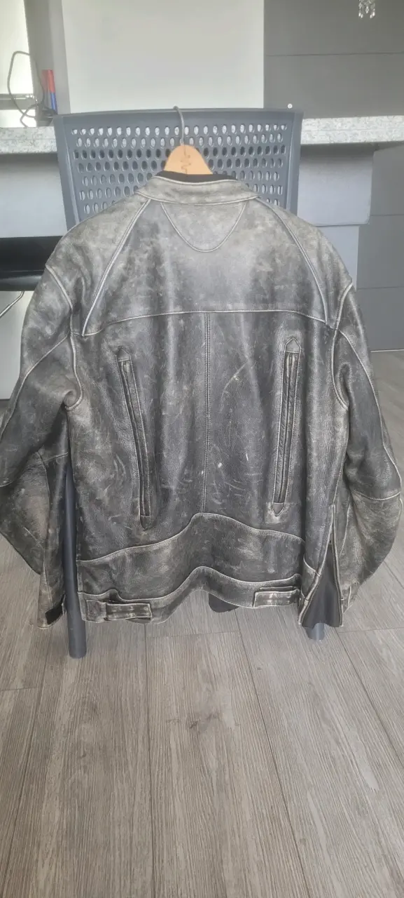 Chaqueta de Motocuero estilo vintage - 4