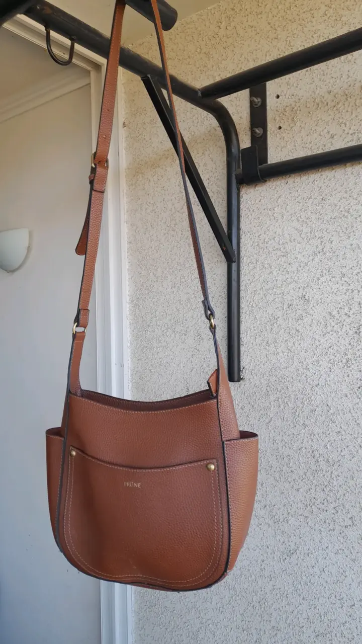 Cartera Prüne original marrón elegante - 1