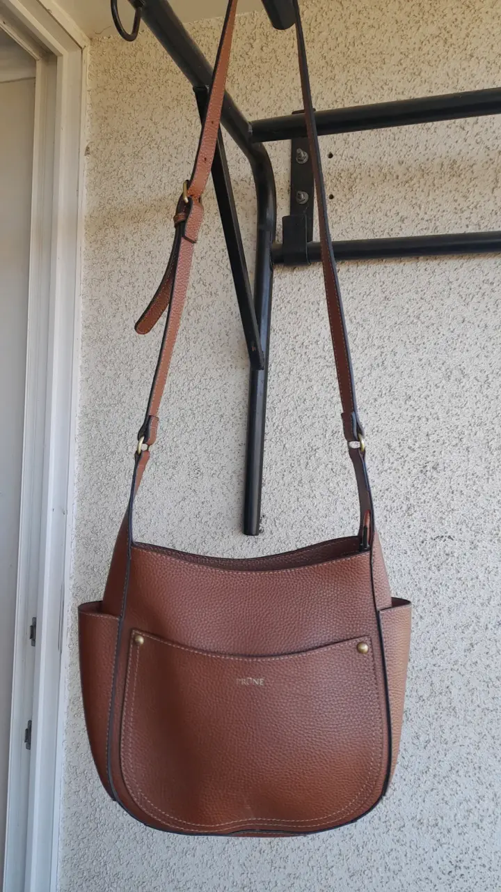 Cartera Prüne original marrón elegante - 3