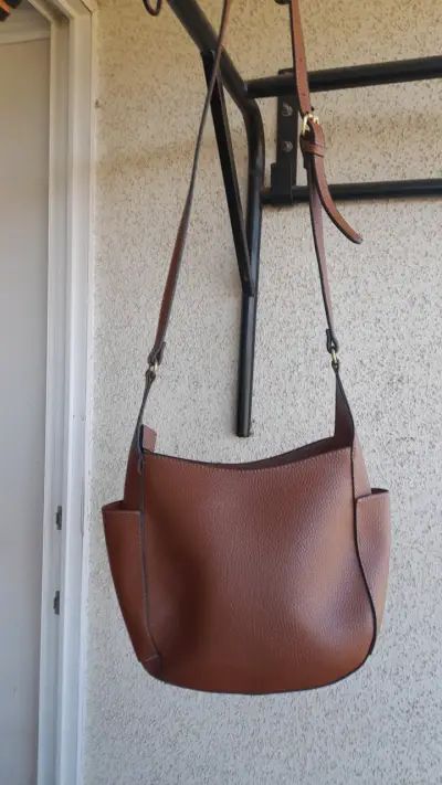 Cartera Prüne original marrón elegante - miniatura 4