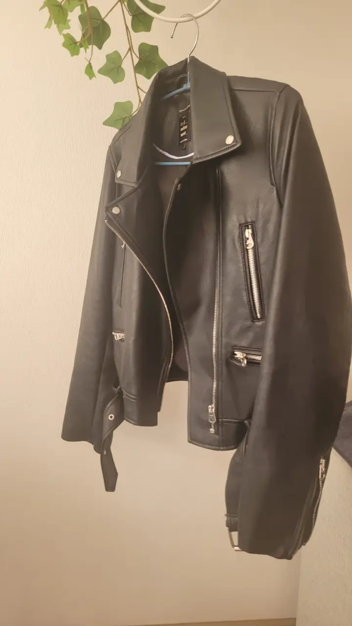Chaqueta de cuero negra TALLA S (MUJER) - 6