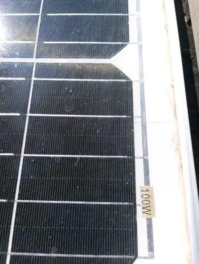 Panel solar usado 100 w - 12 v - miniatura 3