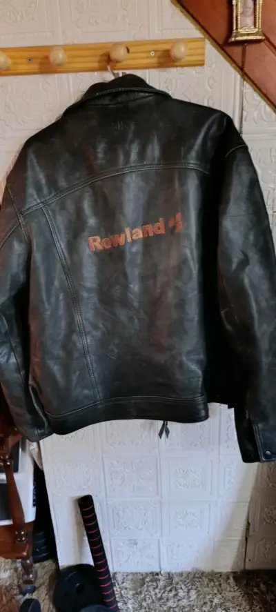 Chaqueta de cuero negra STS - miniatura 3