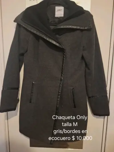 Chaqueta gris Only talla M - miniatura 1