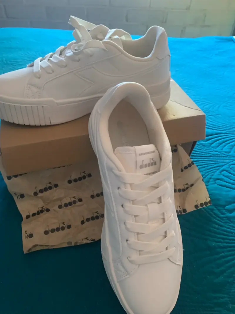 Zapatillas blancas diadora mujer - 3