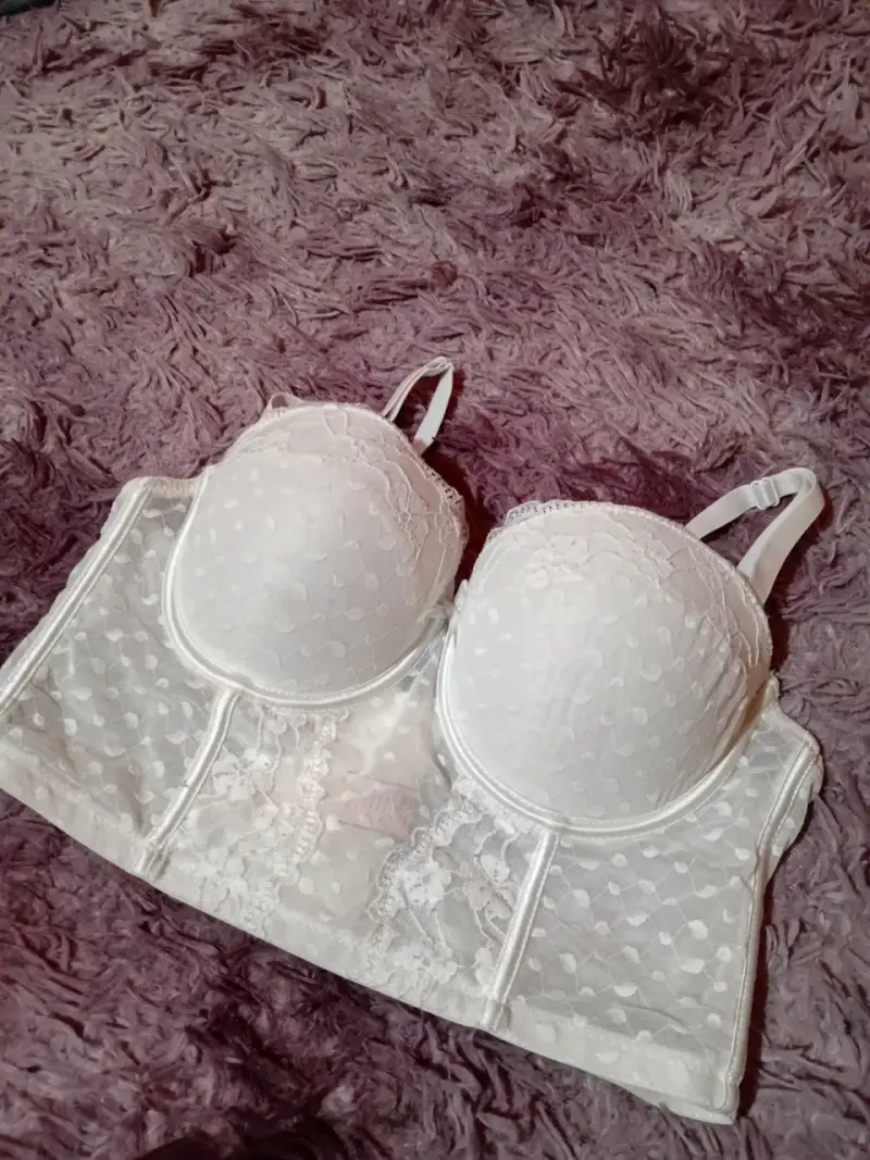 Bralette blanco encaje - 1
