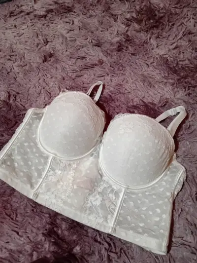 Bralette blanco encaje - miniatura 1