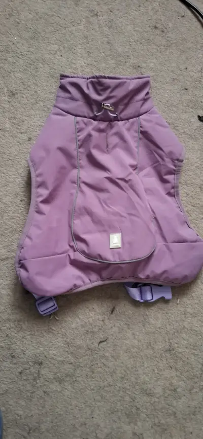 Parka para perro morada - miniatura 1
