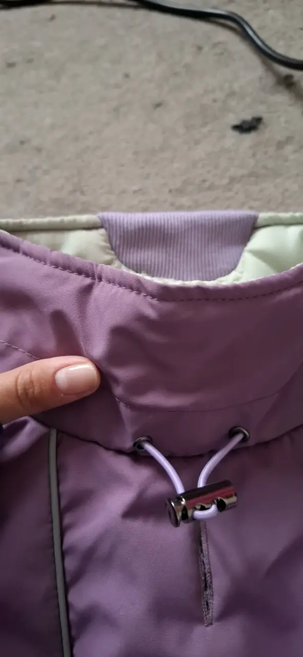 Parka para perro morada - 2