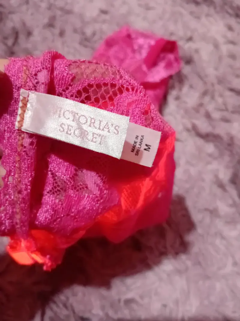 Bralette de encaje rosado - 3