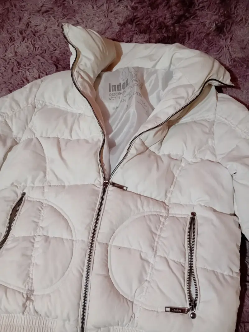 Chaqueta acolchada blanca - 2