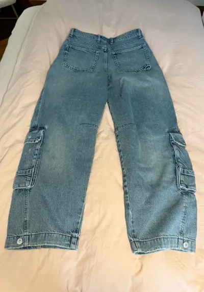 Jeans cargo Zara azul claro - miniatura 2