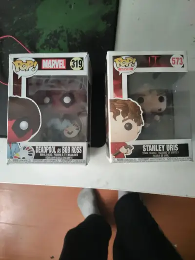 Figuras Funko Pop Deadpool y Stanley Uris 2x 10mil - miniatura 1