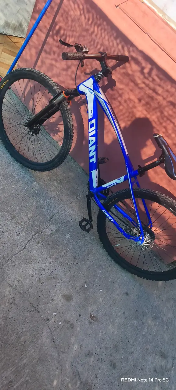 Bicicleta mountain bike azul - 5