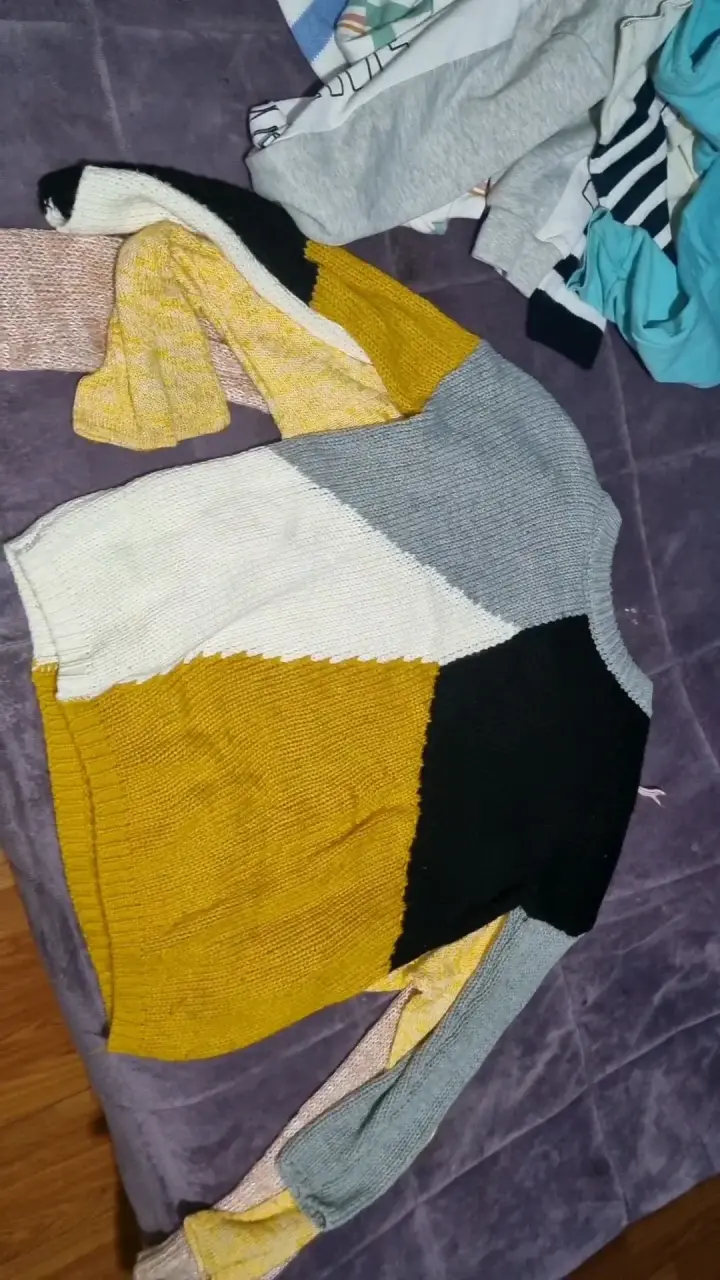 Polerón gris de lana para mujer - 6