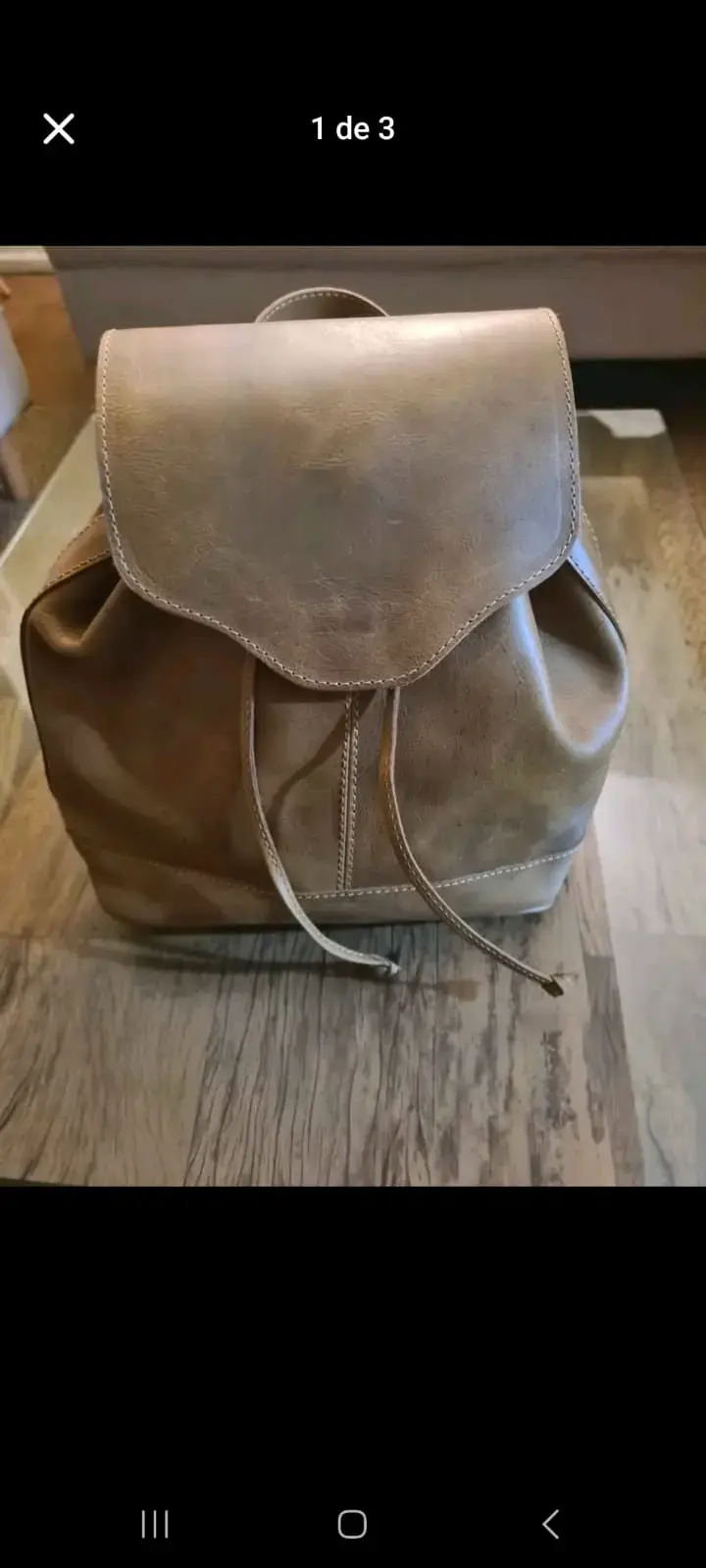 Cartera de cuero clásica - 3
