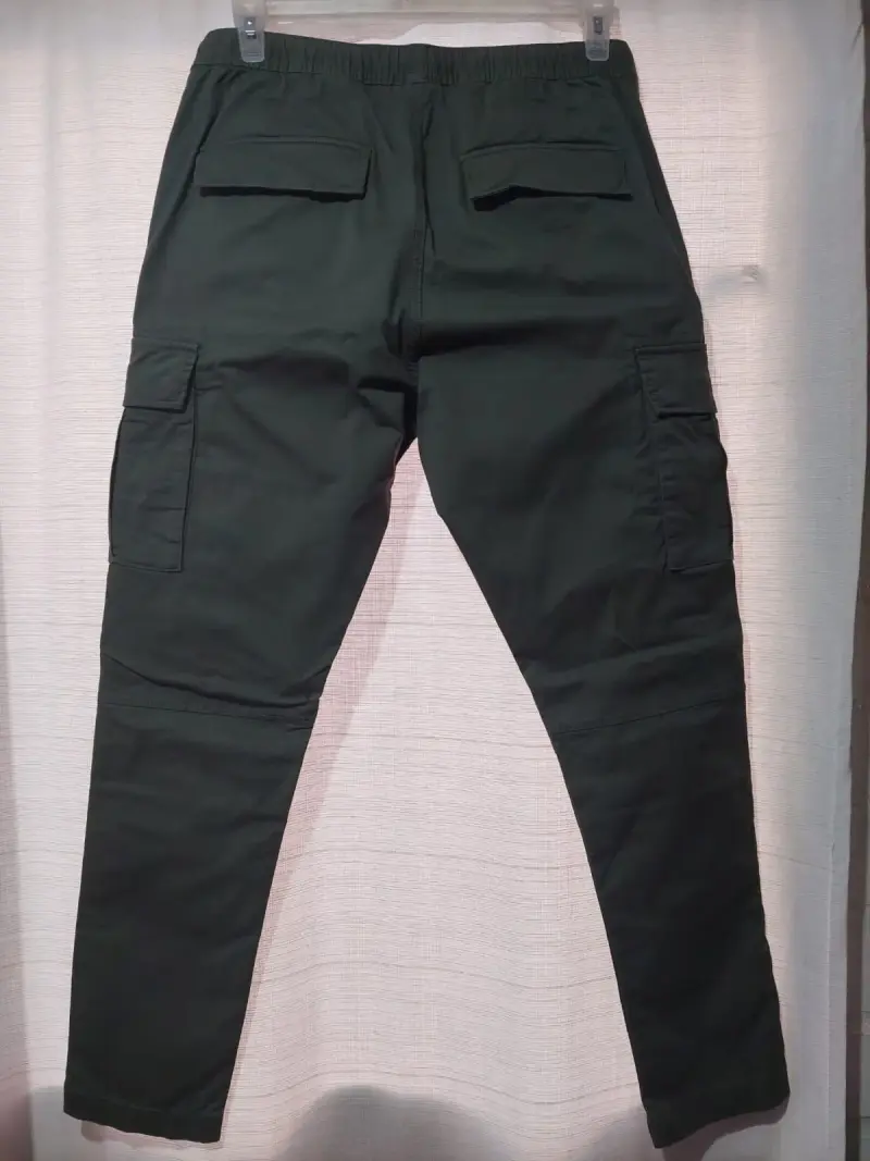 Pantalones cargo verde oliva - 3