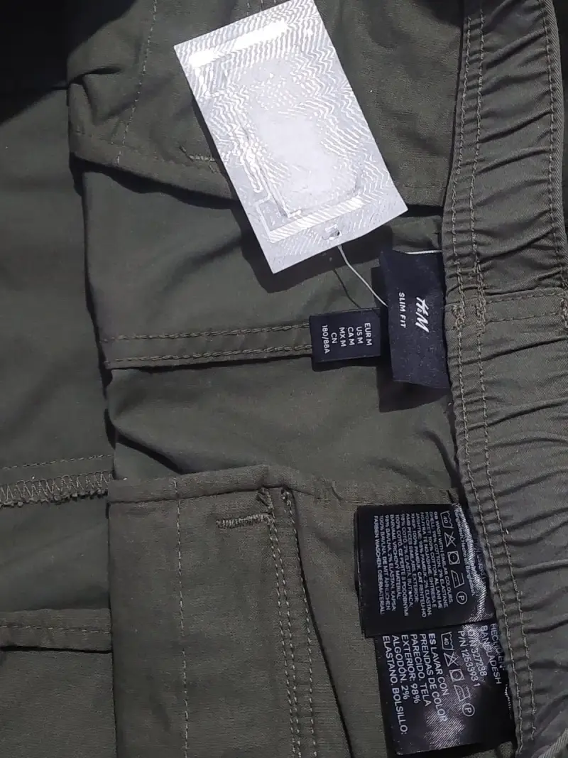 Pantalones cargo verde oliva - 4