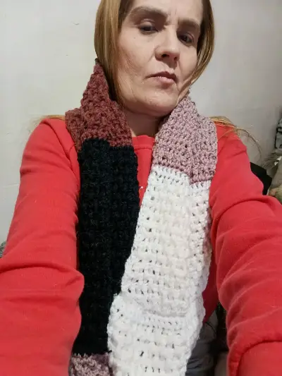 Cuello tejido beige - miniatura 5