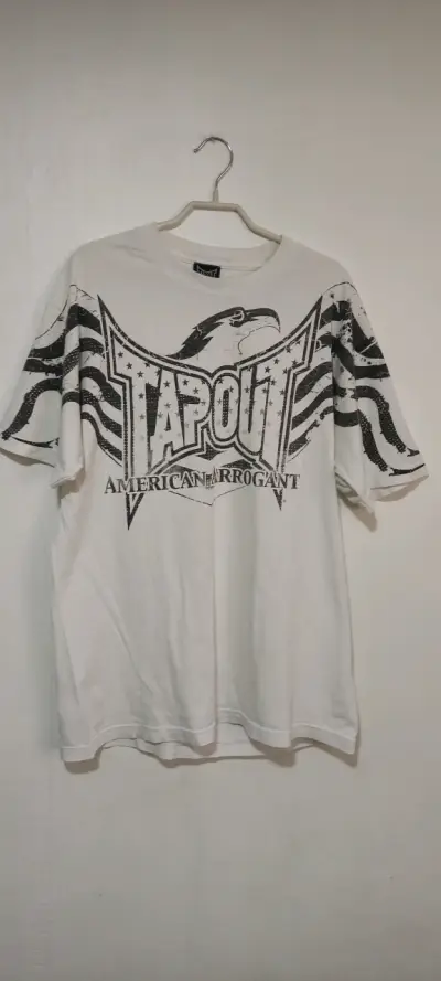 Polera blanca Tapout XL - miniatura 1