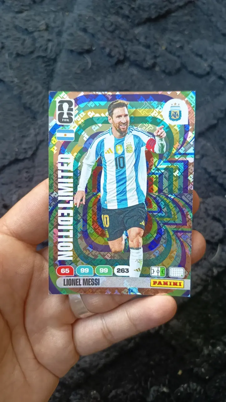 Tarjeta Edición Limitada Messi