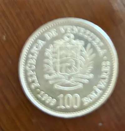 Moneda 100 bolívares Venezuela 1999 - miniatura 1