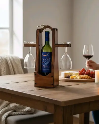 Caja de madera para vino - miniatura 4