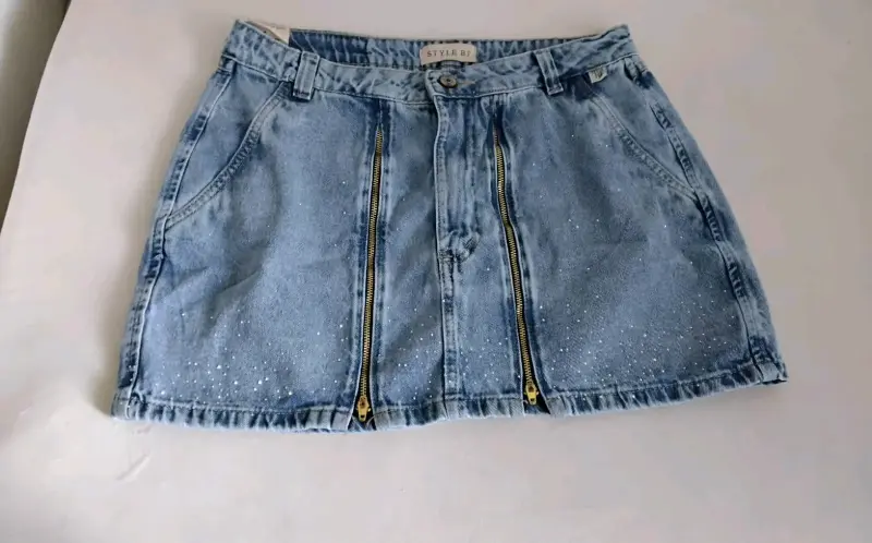 Shorts de mezclilla desgastados - 6
