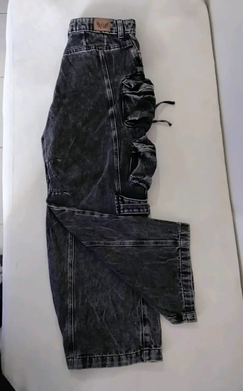Vestido denim strapless - 2