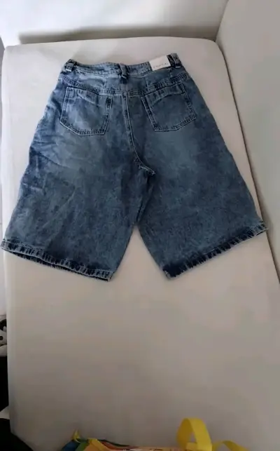 Vestido denim strapless - miniatura 3