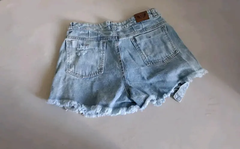 Vestido denim strapless - 5