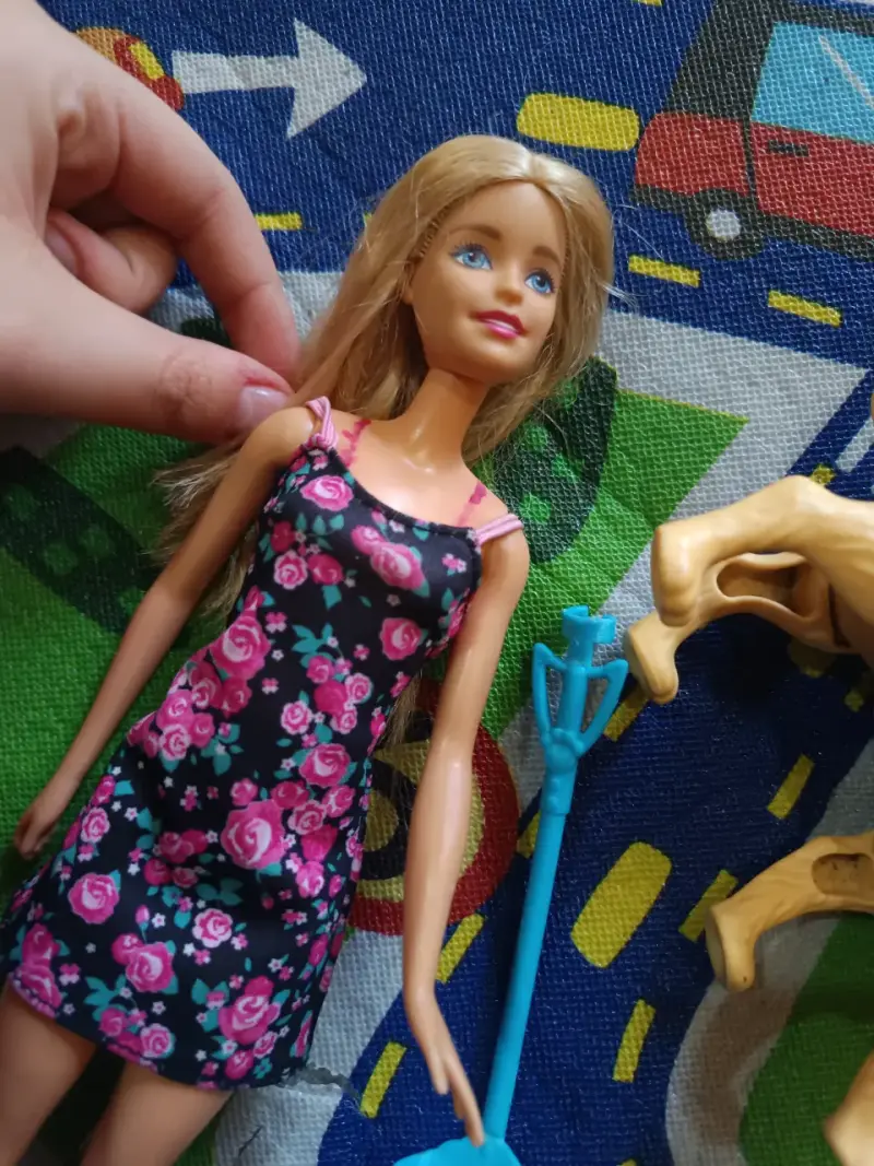 Muñeca con perro y accesorios - 2