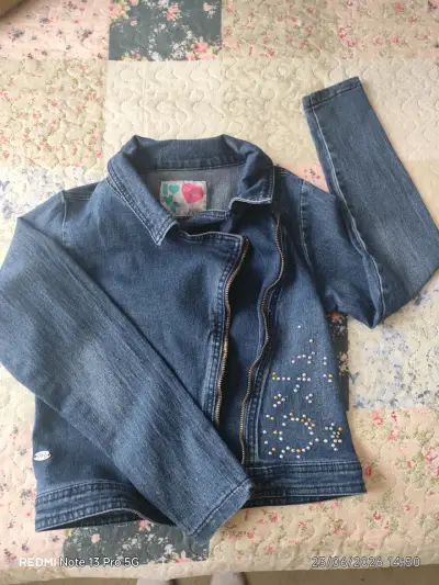 Chaqueta de mezclilla infantil - miniatura 1