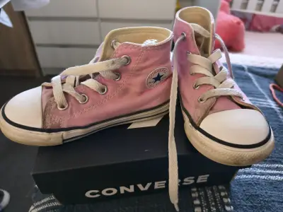 Zapatillas Converse rosadas para niños Nº24 - miniatura 1