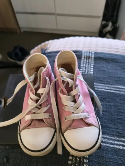 Zapatillas Converse rosadas para niños Nº24 - miniatura 2