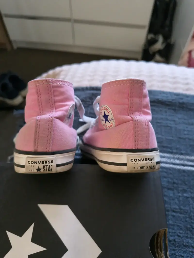 Zapatillas Converse rosadas para niños Nº24 - 3