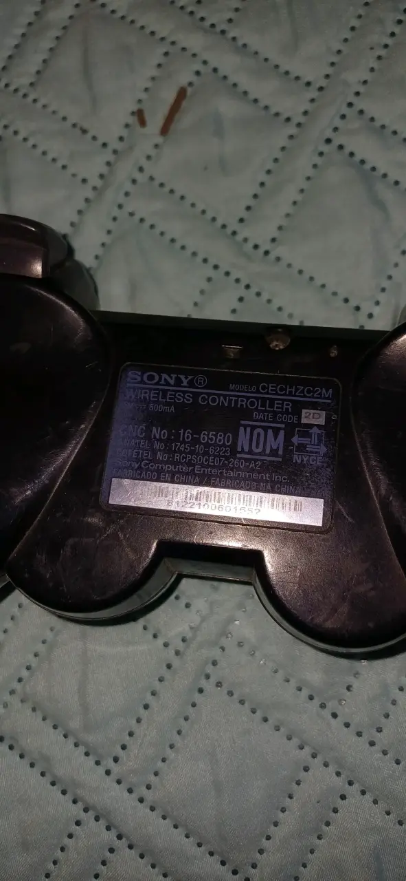 Controlador Sony PS3 negro - 3
