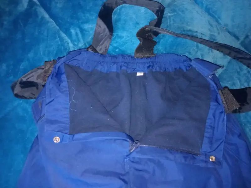 Pantalones impermeables azul - 3