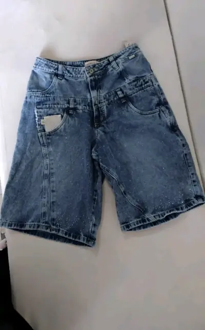 Shorts denim con bolsillos - miniatura 3
