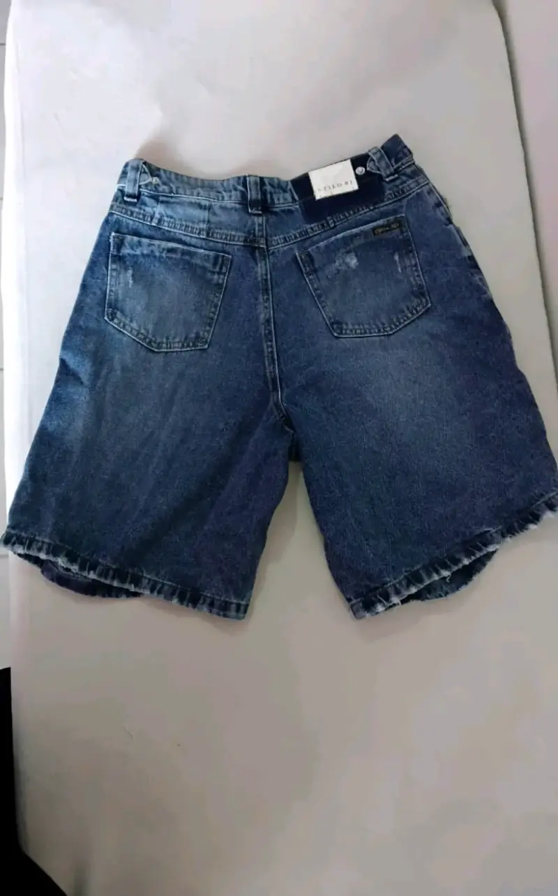 Shorts denim con bolsillos - 5