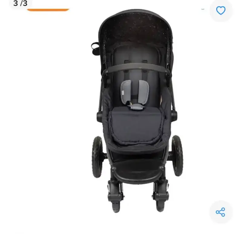 Coche de bebé negro infanti - 1