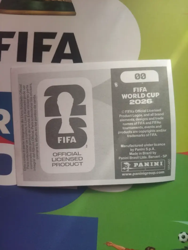 Lámina Panini Copa Mundial 2026 - 2