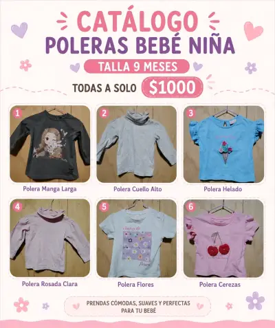 Ropa bebé niña de 9 meses - miniatura 1
