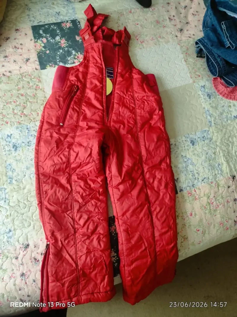 Pantalón de nieve rojo - 1
