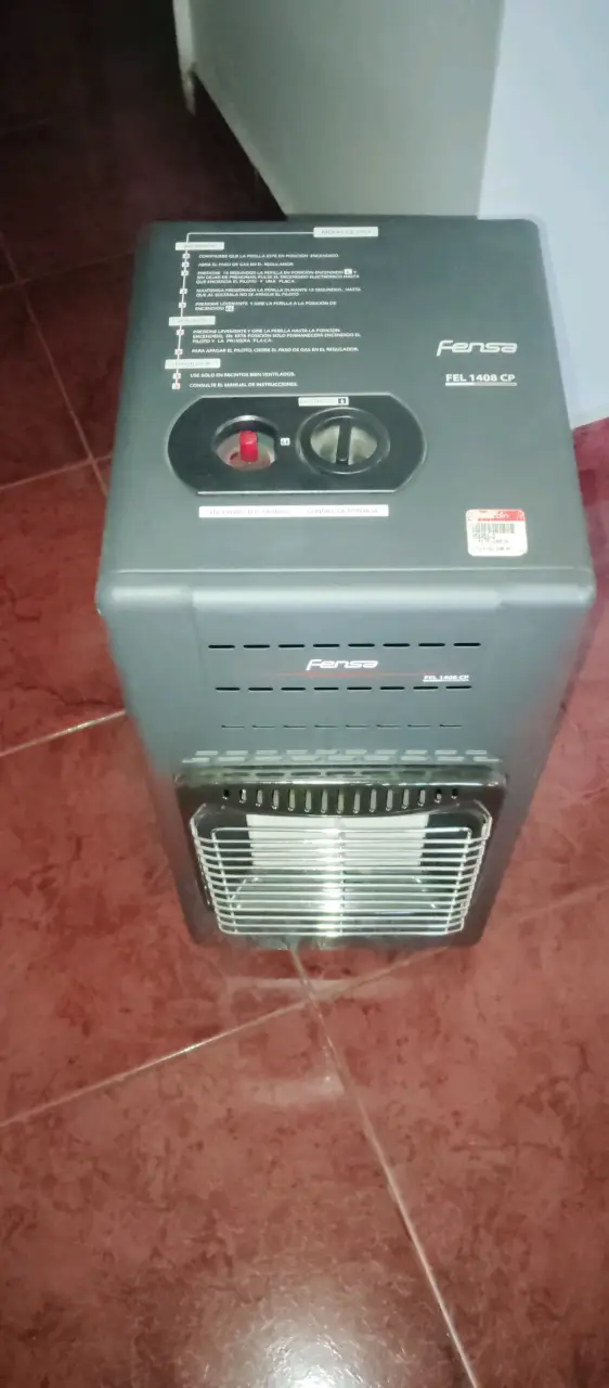 Estufa a gas Fensa gris - 2